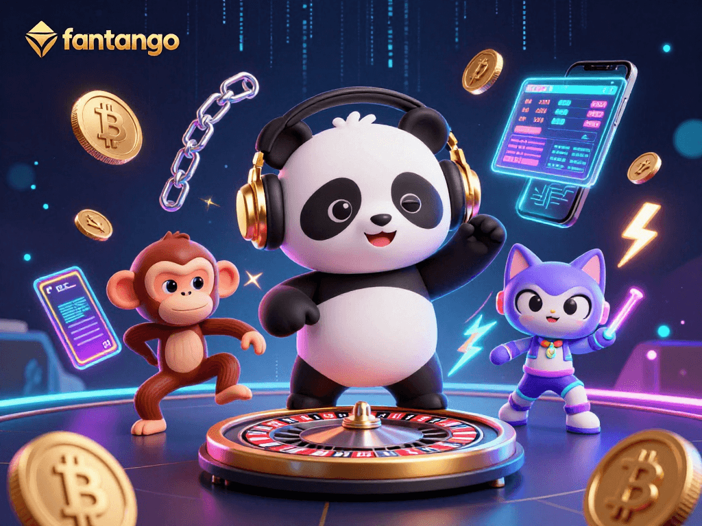 Join the fun with fantango as a DJ panda spins while a breakdancing monkey lights up the dance floor.