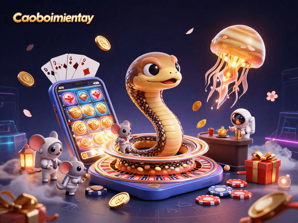 Experience caoboimientay in an immersive cosmic casino adventure with vibrant game elements.
