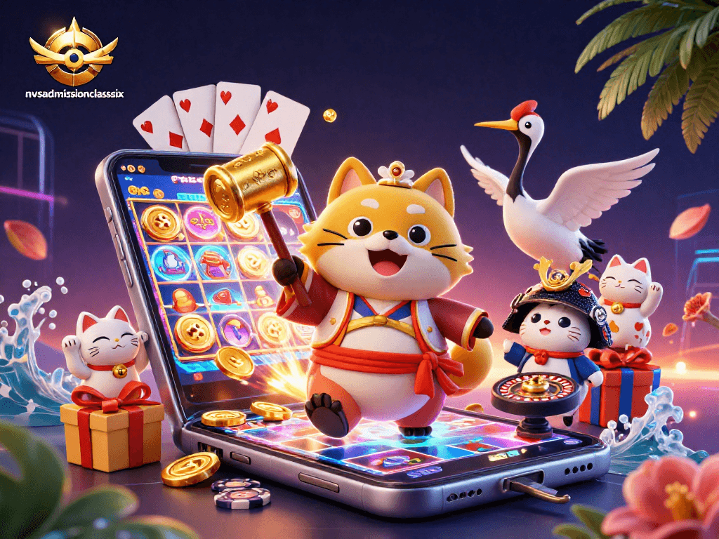 Engage in nvsadmissionclasssix as a cheerful tanuki and friends showcase dynamic casino action.
