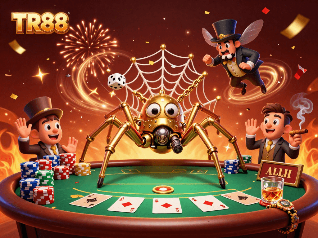 Experience the excitement of TR88 with vibrant casino elements and rich details.