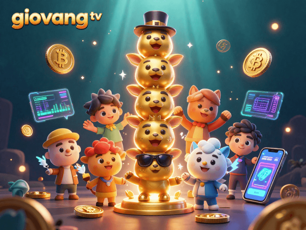 Experience thrilling gameplay with giovang tv, showcasing vibrant casino elements in a dynamic 3D scene.