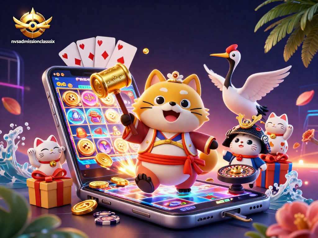 Engage in nvsadmissionclasssix as a cheerful tanuki and friends showcase dynamic casino action.