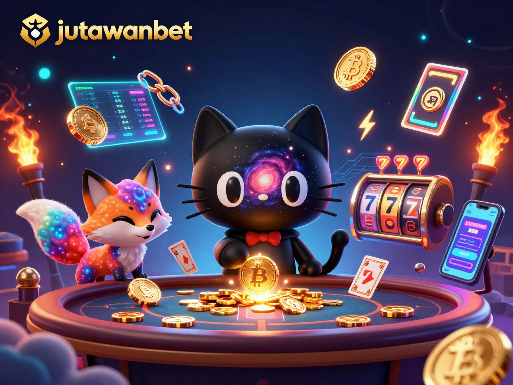 Engage with jutawanbet as a cosmic casino adventure unfolds with dynamic slot gaming elements.