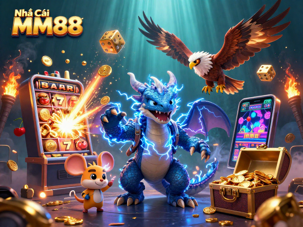 Experience excitement at Nhà Cái MM88 with vibrant casino elements and thrilling gameplay.