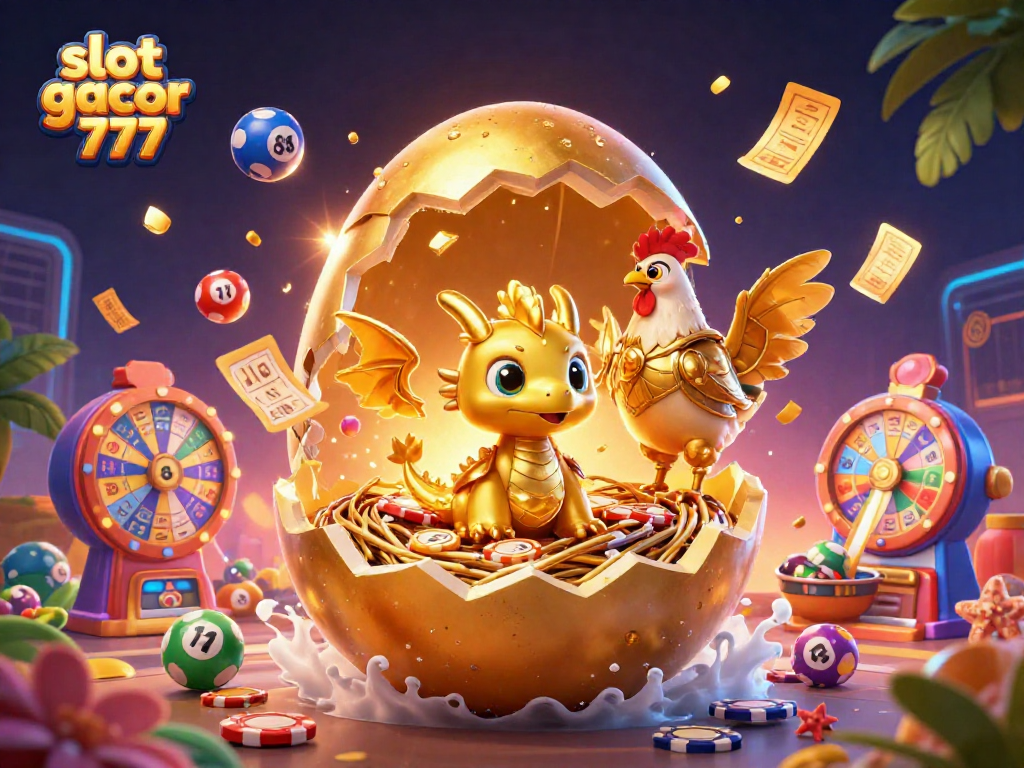 Spin the reels on slot gacor 777 with rich gold imagery and dynamic casino elements.