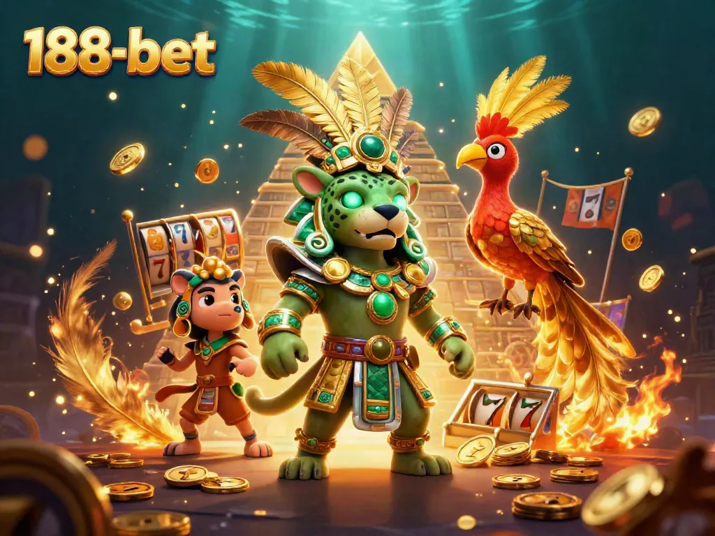 Experience thrilling action at 188-bet with vibrant casino elements and dynamic characters.