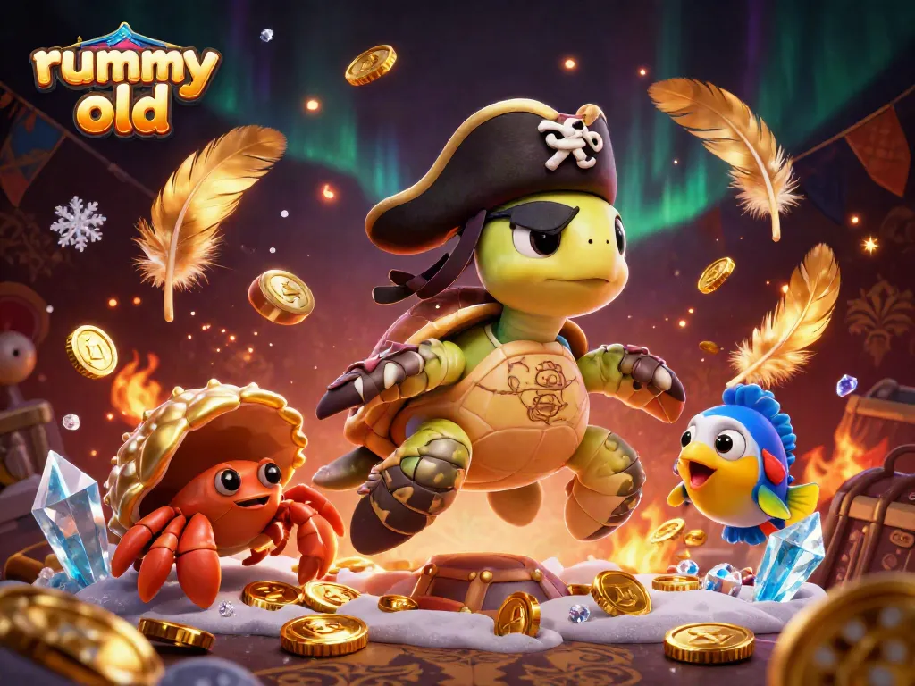 Experience thrilling rummy old gameplay with vibrant characters and dynamic casino elements.