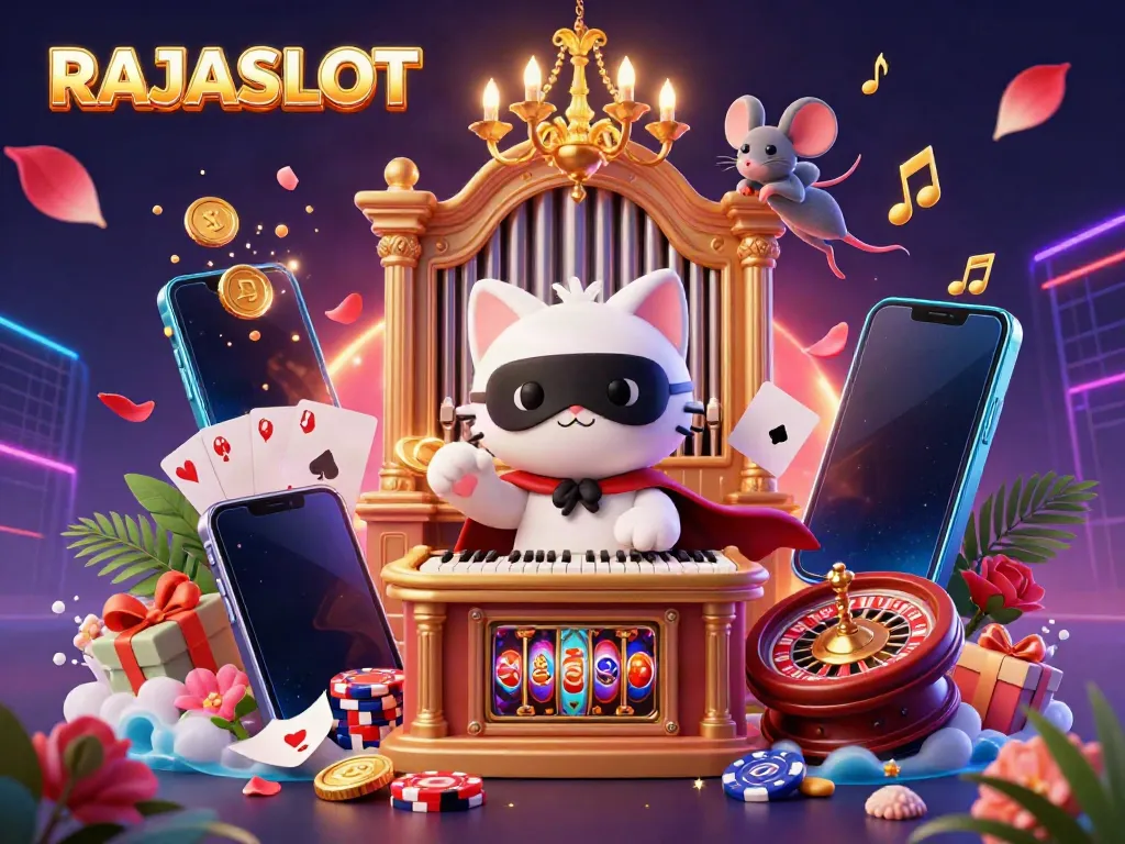 RAJASLOT menghadirkan keseruan permainan slot online dalam ilustrasi 3D yang kaya detail dan energi.