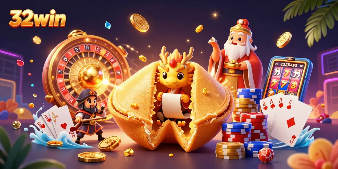 Experience thrilling gameplay with exciting rewards at 32win's casino featuring vibrant gaming elements.