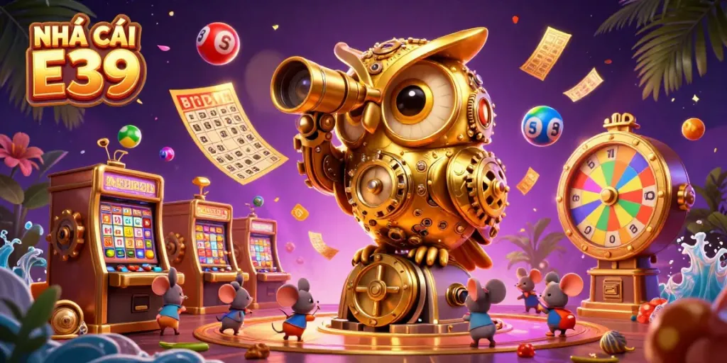 Experience thrilling gaming at NHÀ CÁI E39 with unique casino elements and engaging characters.