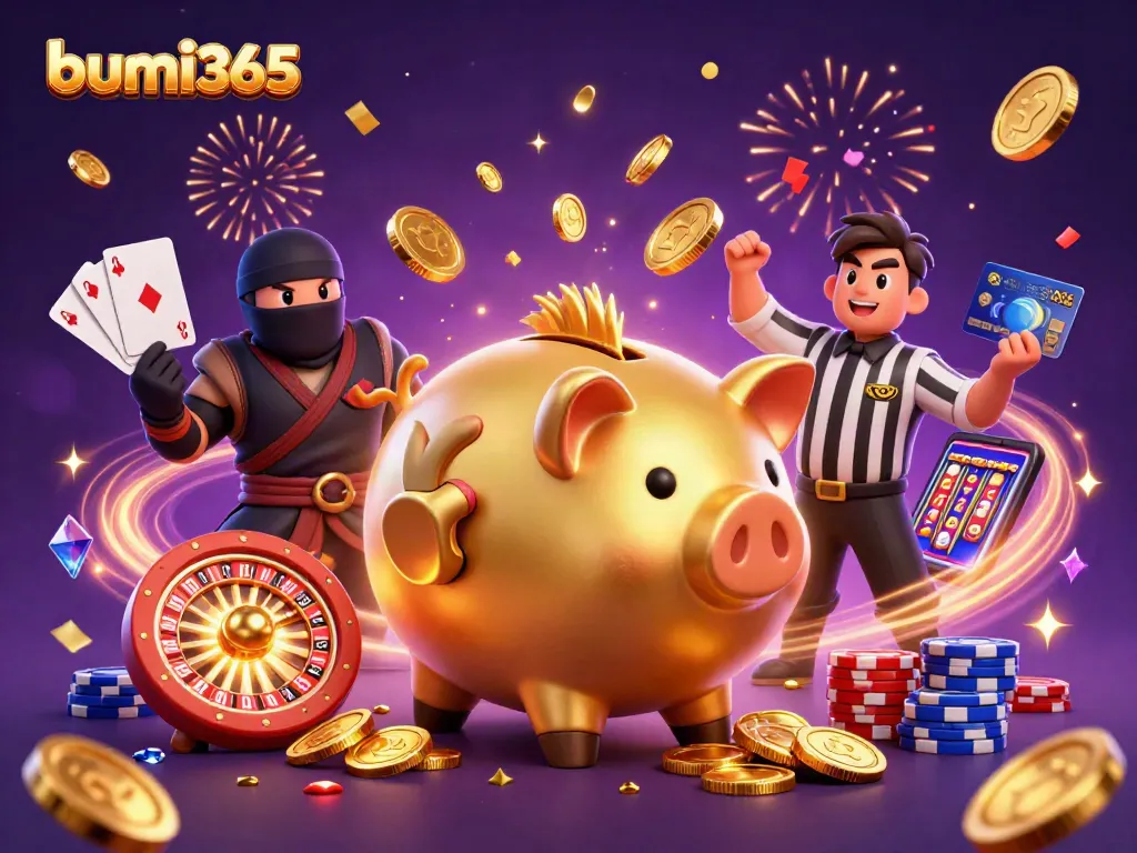 Gali kemenangan di bumi365 dengan berbagai permainan kasino menarik yang memukau!