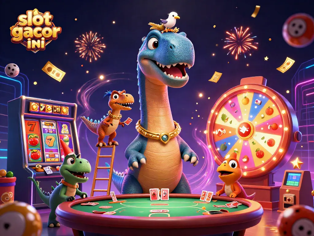 Menangkan slot gacor malam ini dengan aksi seru karakter kasino yang menarik dan simbol permainan yang beragam.