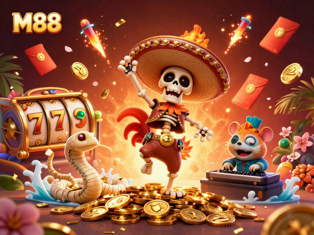 M88 mang đến trải nghiệm slot đầy màu sắc với những nhân vật vui nhộn và giải thưởng lớn.