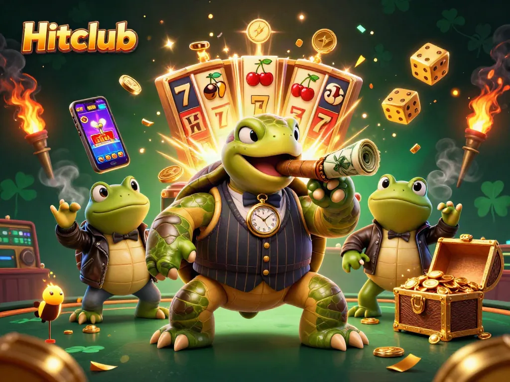 Experience thrilling wins at Hitclub with dynamic gaming characters and vibrant casino elements.