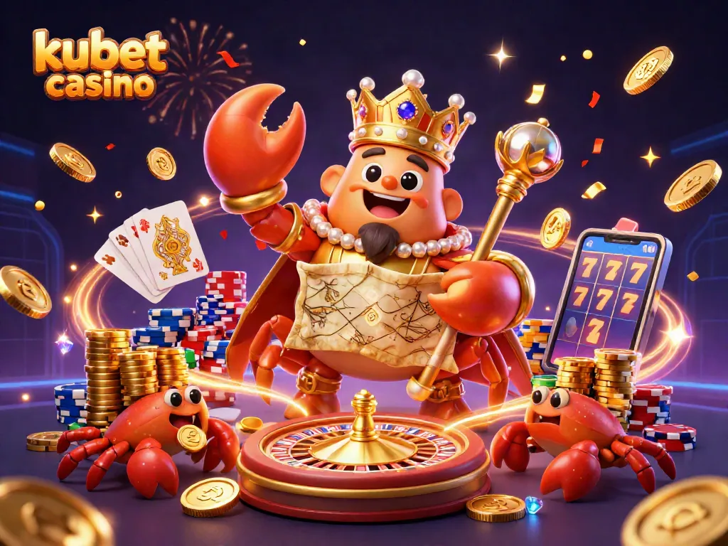 Experience the excitement at kubet casino with golden crab emperor and vibrant gaming elements.