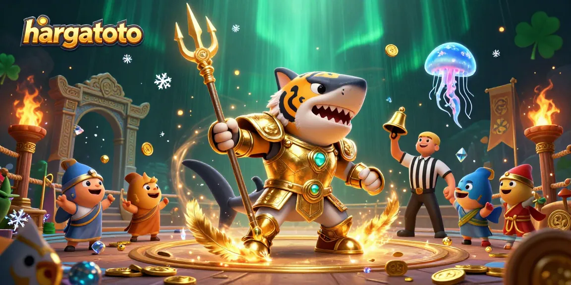 Experience thrilling gameplay at hargatoto with a dynamic underwater casino scene featuring slots and casino elements.