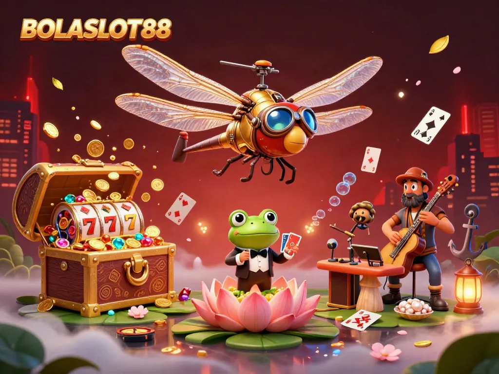 Experience thrilling games at BOLASLOT88, where vibrant designs and lively characters enhance online gaming.