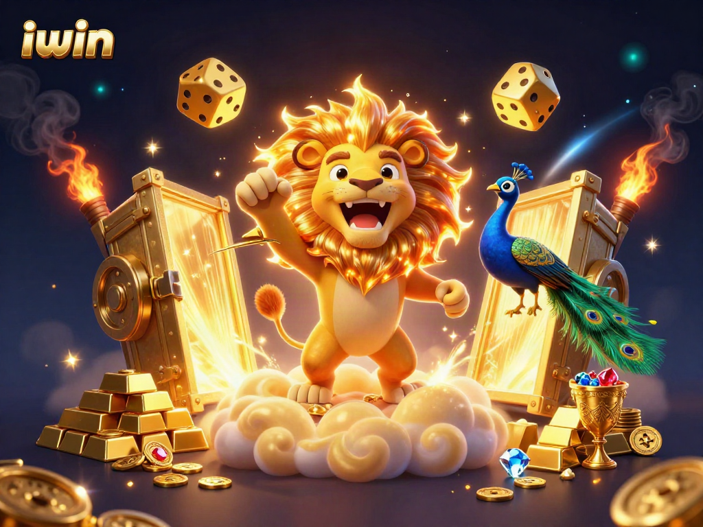 iwin powers up excitement with a vibrant 3D casino scene filled with golden treasures.