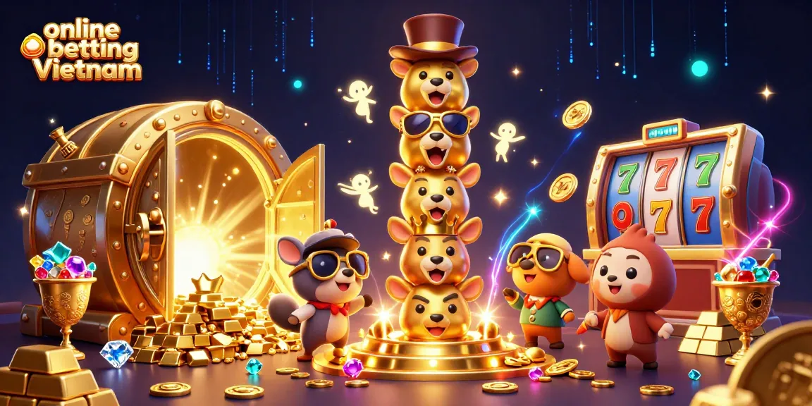 Experience thrilling online betting Vietnam with the dynamic visuals of casino gaming elements.