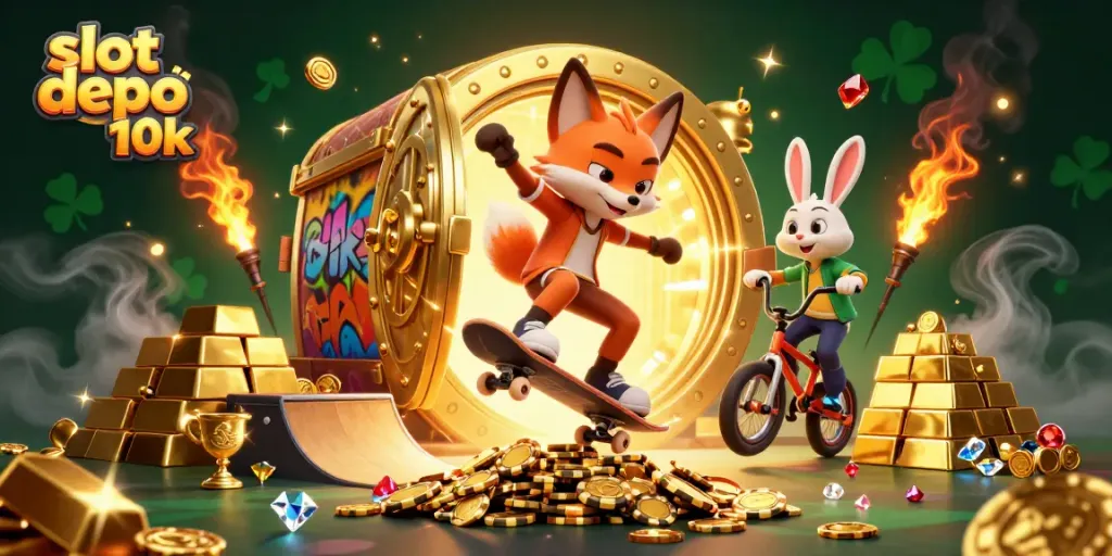 Gamer beraksi di platform slot depo 10k yang menyajikan permainan menarik dan peluang menang besar.