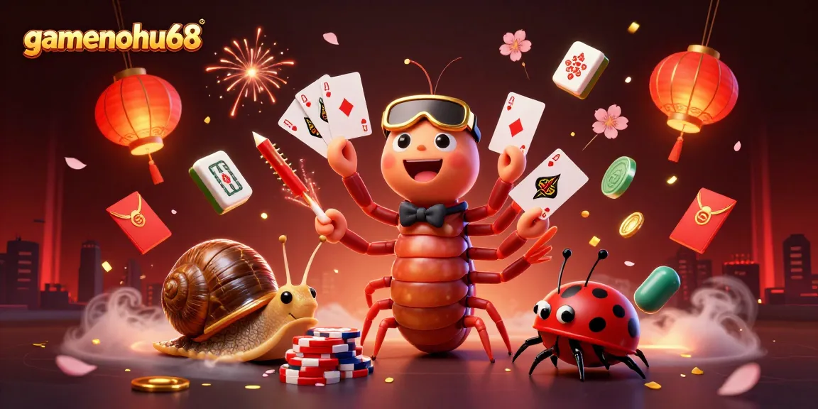 Experience gaming excitement with gamenohu68's vibrant casino scene featuring our colorful dealer.
