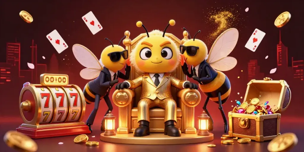 Experience thrilling gameplay with 79sodo's vibrant casino atmosphere showcasing the bumblebee mob boss.