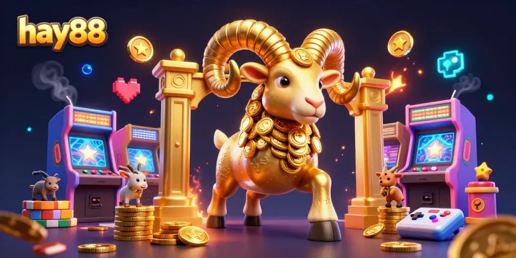 Engage with hay88 through thrilling 3D illustrated casino games featuring golden characters and dynamic gameplay.