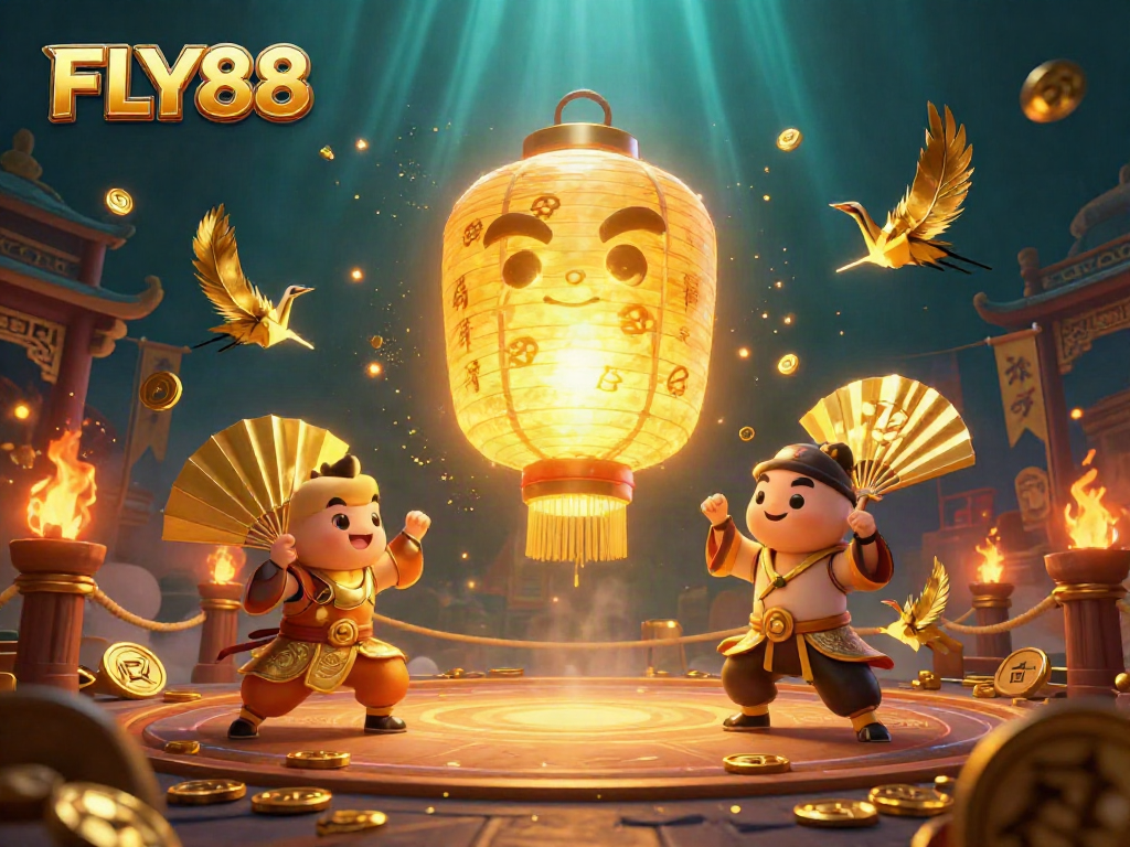 Engage in thrilling gameplay at FLY88 casino featuring vibrant characters and rich elements.