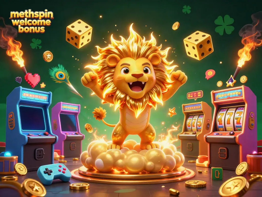 Play and win with the exclusive MethSpin welcome bonus in an exciting casino scene.
