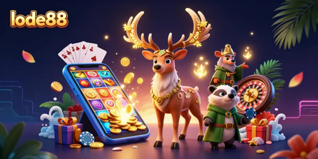 Spin slots and win big with lode88's captivating 3D casino adventure!