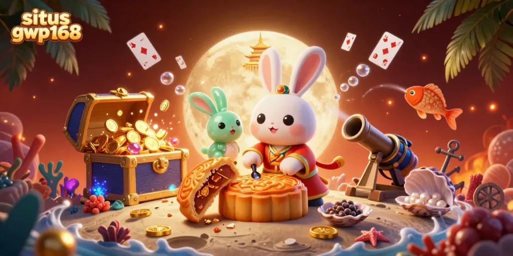 Permainan seru situs gwp168 dengan karakter lucu dan elemen kasino yang menarik.