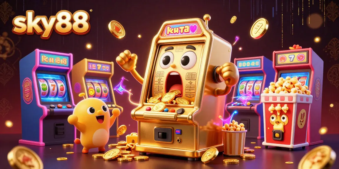 Experience thrilling wins at sky88 where golden slot machines celebrate jackpot victories!