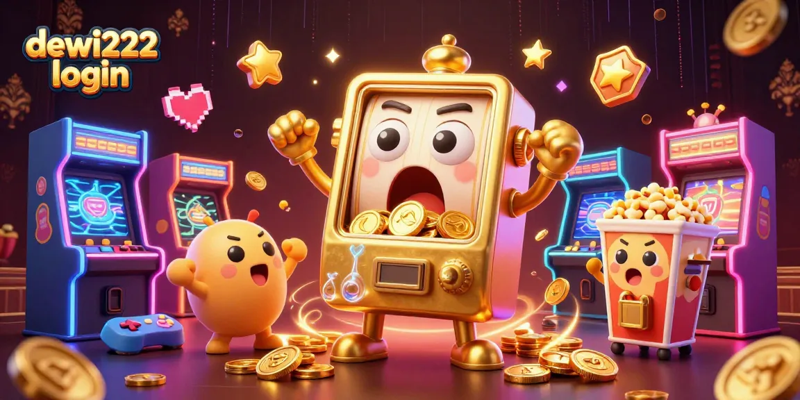 Masuki dunia fantastis DEWI222 login dengan mesin slot berlogo emas yang mengguncang jackpot dan mengeluarkan koin.