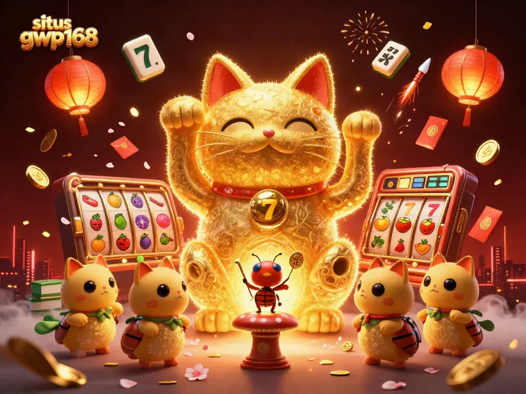 Permainan seru di situs gwp168 menggunakan simbol slot yang menawan dan beragam elemen kasino.