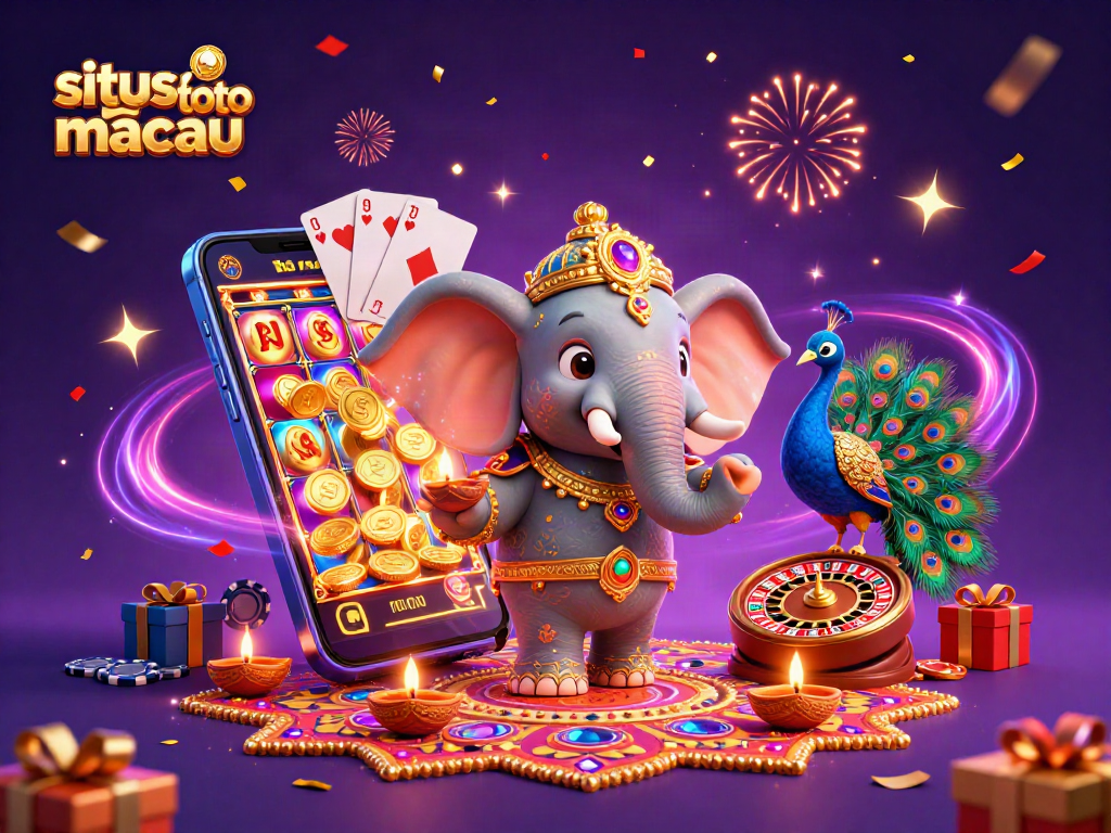 Menangkan situs toto macau dengan gambar visual yang menggambarkan permainan lotere yang menarik dan berwarna-warni.