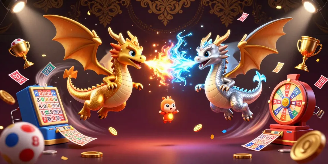 Witness HOMETOGEL's thrilling lottery experience with 3D dragons and dynamic game elements