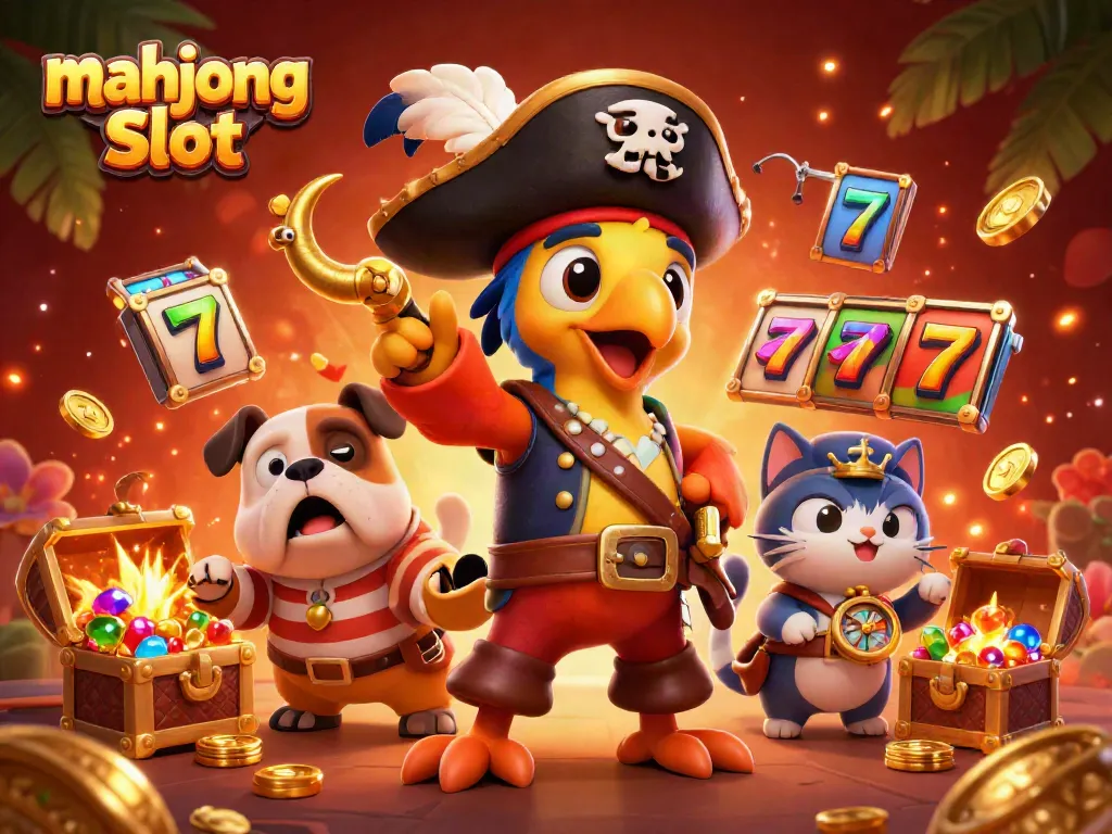 Experience the excitement of mahjong slot with captivating characters and dynamic gaming elements.