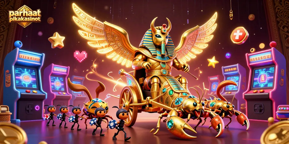Experience parhaat pikakasinot with a magical scene full of vibrant casino activities and characters.
