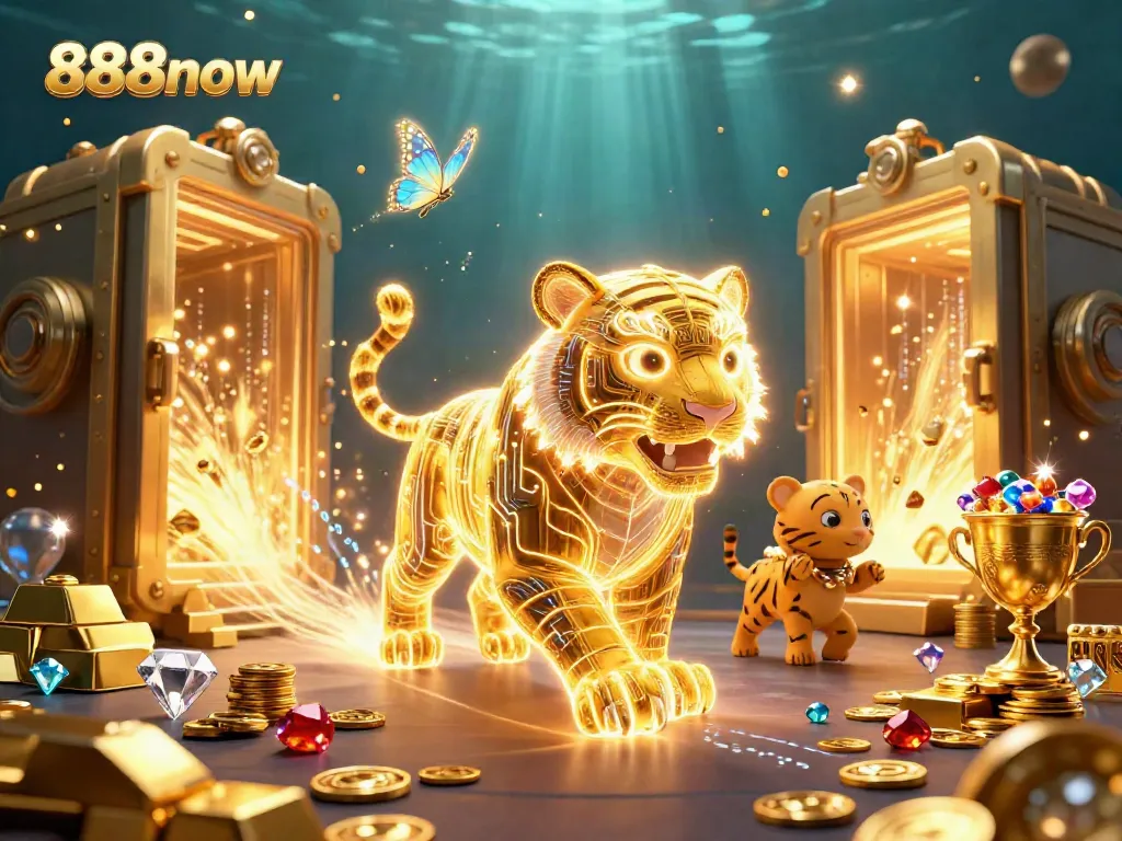 Experience the electrifying thrill of 888now in a dynamic casino scene, showcasing vivid game elements.