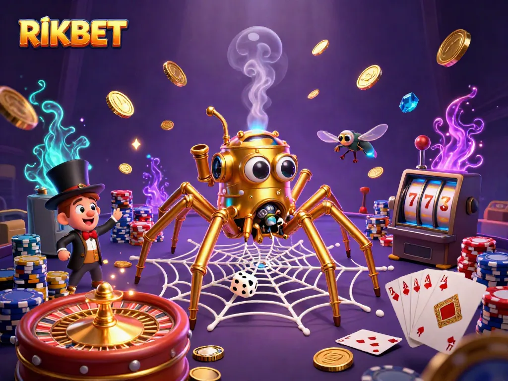 Experience dynamic winning moments with RIKBET's steampunk-themed casino adventure.