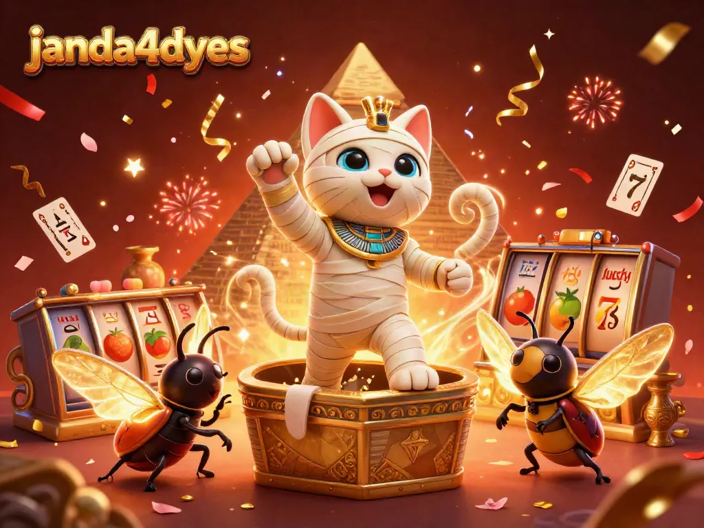 Menangkan permainan dengan janda4dyes dan hadapi tantangan bersama mumi kucing dan scarab.