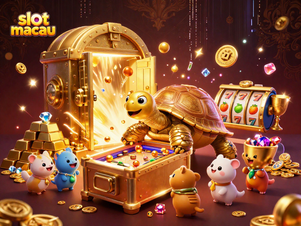 Spin the reels at slot macau with a colossal tortoise pinball and treasure bursting with gems.