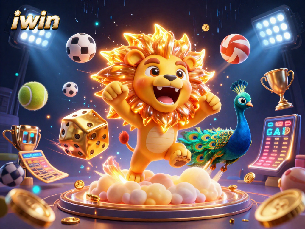 Join the excitement at iwin with a vibrant 3D sports betting scene featuring dynamic game action!