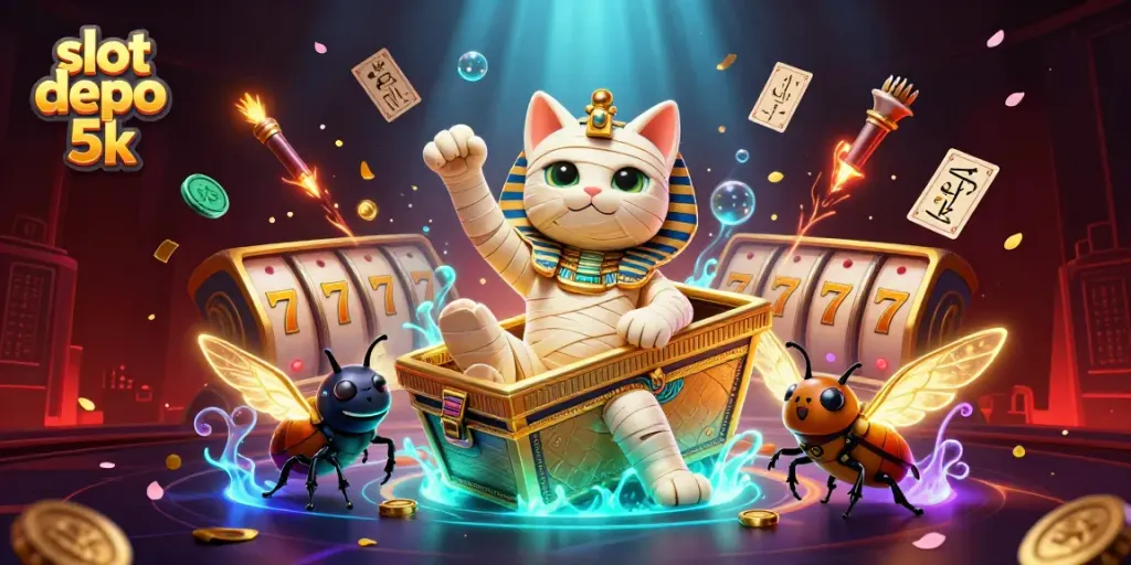 Experience thrilling slot gameplay at slot depo 5k with rare Egyptian treasures and casino excitement.