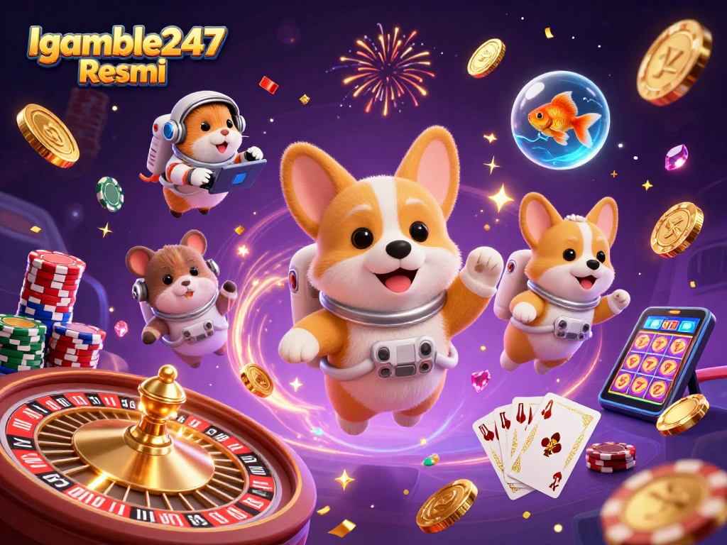 Play exciting games at Igamble247 Resmi featuring dynamic casino elements and immersive 3D graphics.