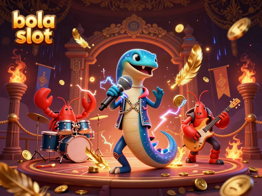 Experience the thrill of bola slot as electric eel DJs undersea, with vibrant casino action.