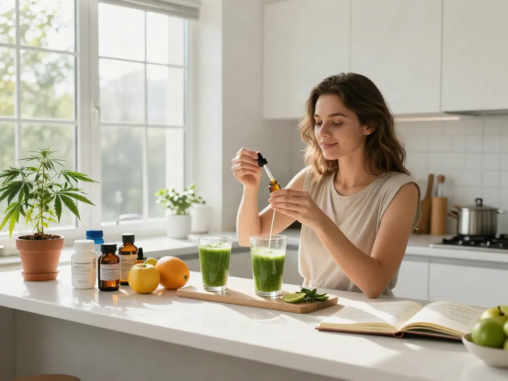 Discover cheap shatter Canada with high-quality CBD oil tinctures and natural wellness products in a vibrant kitchen setting.
