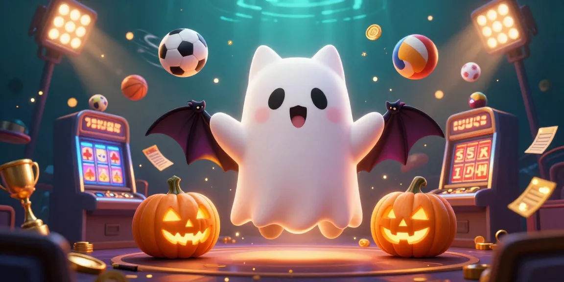 Experience the thrill of gamenohu68 in a haunted casino scene with ghostly characters and dynamic elements.