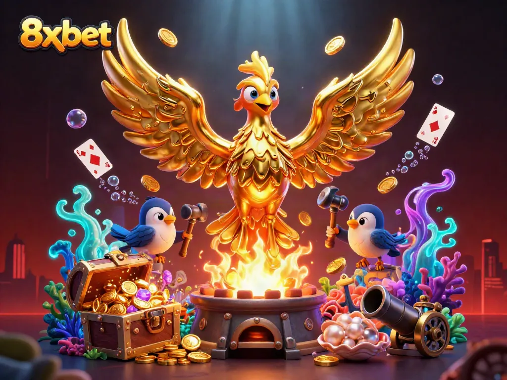 Experience thrilling gameplay at 8xbet, where gold coins and excitement flow from epic casino games.