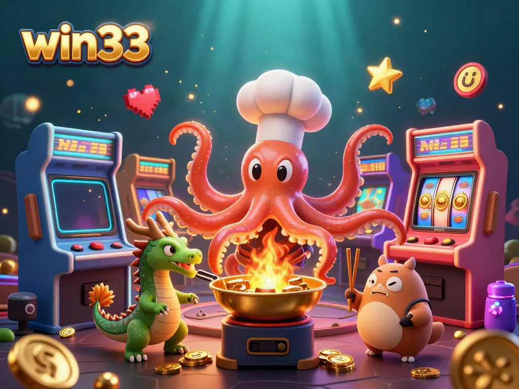 Experience winning strategies with the vibrant win33 platform featuring dynamic slot machines and lively characters.